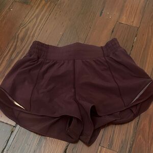 Women's Burgundy Hotty Hot Shorts